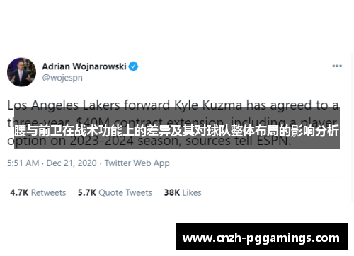 腰与前卫在战术功能上的差异及其对球队整体布局的影响分析